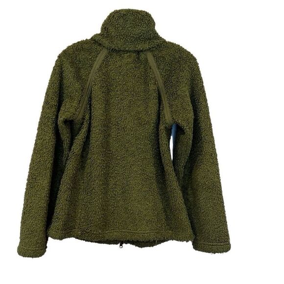 Athleta Green Sherpa Style Jacket Sz.S - Picture 3 of 4